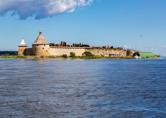 Historical fortress Oreshek is an ancient Russian fortress