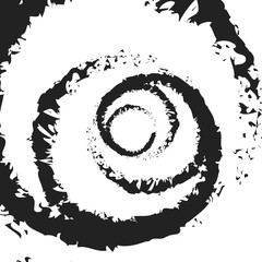 Poster - white background. tunnel abstract. twisted lines. abstract fractal background. logo. glitch lines.