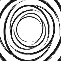 Poster - white background. tunnel abstract. twisted lines. abstract fractal background. logo. glitch lines.