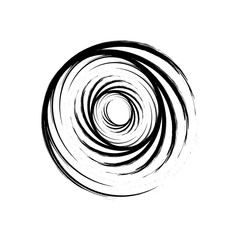 Poster - white background. tunnel abstract. twisted lines. abstract fractal background. logo. glitch lines.