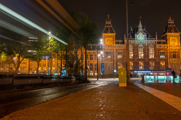 Canvas Print - Amsterdam city, Netherlands, Travel photography