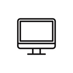 Fototapete - Desktop vector icon