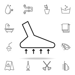 Poster - vacuum cleaner icon. Cleaning icons universal set for web and mobile
