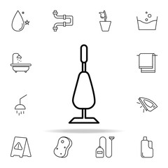 Poster - vacuum cleaner icon. Cleaning icons universal set for web and mobile