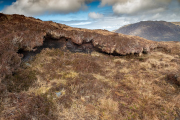 Ireland, Galway, Letterfrack, Connemara National Park, 3 October 2018, Diamond Hill.Diamond Hill is a popular walking destination and attracts Irish hikers and foreign tourists. 