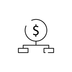 Poster - linear, management, concept icon. Element of business start up icon for mobile concept and web apps. Thin line linear, management, concept icon can be used for web and mobile