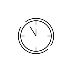 Poster - alarm, clock, date icon. Element of Christmas for mobile concept and web apps illustration. Thin line icon for website design and development, app development. Premium icon