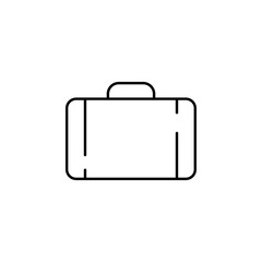 Poster - bag, brief case icon. Element of Christmas for mobile concept and web apps illustration. Thin line icon for website design and development, app development. Premium icon