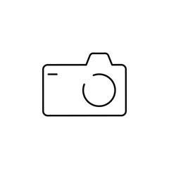 Poster - camera photo icon. Element of Christmas for mobile concept and web apps illustration. Thin line icon for website design and development, app development. Premium icon