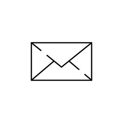 Poster - email, envelope, mail icon. Element of Christmas for mobile concept and web apps illustration. Thin line icon for website design and development, app development. Premium icon
