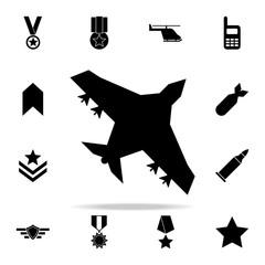 Aufkleber - bomber icon. Army icons universal set for web and mobile