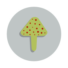 Aufkleber - amanita mushroom icon in badge style. One of web collection icon can be used for UI, UX