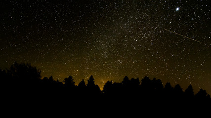 night sky in grand canyon national park