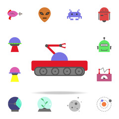 Aufkleber - rover colored icon. Colored Space icons universal set for web and mobile
