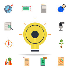 Poster - colored creative idea icon. marketing icons universal set for web and mobile
