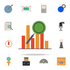 Aufkleber - colored ranking icon. marketing icons universal set for web and mobile