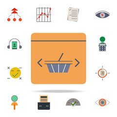 Poster - colored online sales icon. marketing icons universal set for web and mobile