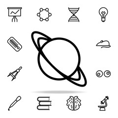 Aufkleber - planet Saturn icon. Science icons universal set for web and mobile