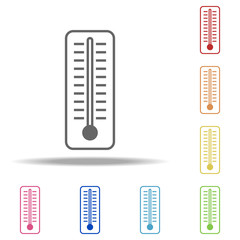 Poster - mercury thermometer icon. Elements of Camping in multi colored icons. Simple icon for websites, web design, mobile app, info graphics