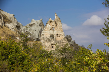 Sticker - rock formations in cappadocia turkey