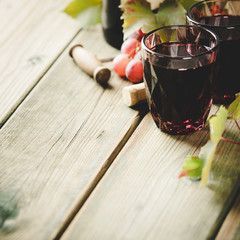 Canvas Print - Red wine composition