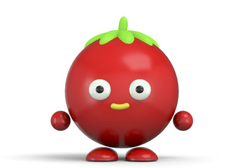 Tomato Character - 3D