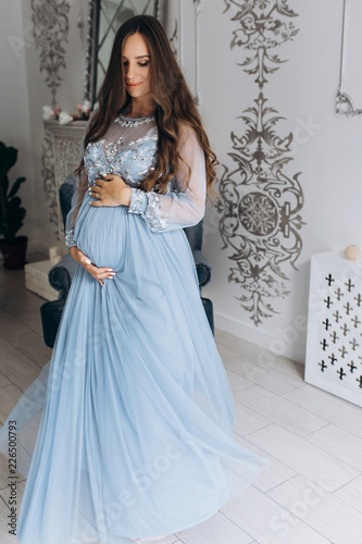 party frock design for pregnant ladies