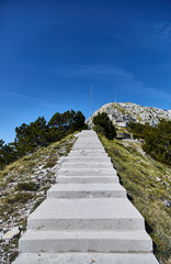 Wall Mural - View of the nature of Montenegro from Lovcen mountain. Lovcen national Park. Summer