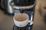 Fototapeta Krajobraz - Préparation du café en machine