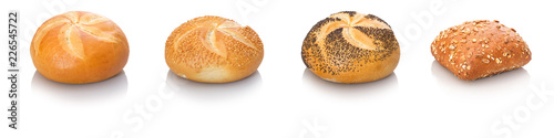 Fotomural Brötchen verschiedene als Sammlung