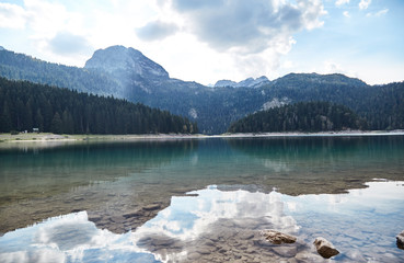 Wall Mural - black lake. durmitor national park. montenegro.