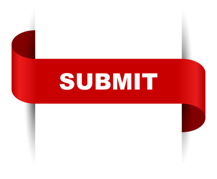 red vector banner submit