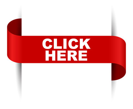 red vector banner click here