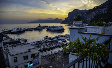 Canvas Print - Capri island coast