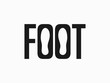 © Ambar - The word FOOT sign logo icon design template elements.