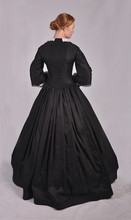 Victorian Woman In Black Dress