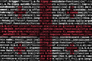 georgia flag is depicted on the screen with the program code. the concept of modern technology and s
