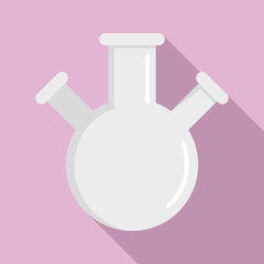 Poster - Triple flask icon. Flat illustration of triple flask vector icon for web design