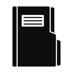 Poster - folder icon. simple illustration of folder vector icon for web design isolated on white background