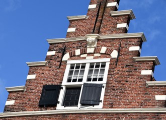 Canvas Print - fenêtres de Haarlem