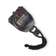 Sports equipment - Black Stopwatch. Isolated