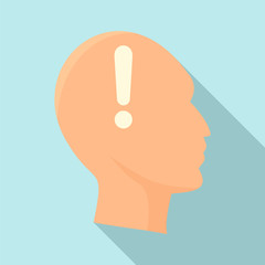 Poster - Innovation thinking icon. Flat illustration of innovation thinking vector icon for web design