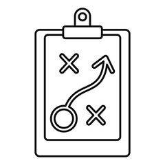 Poster - decision strategy icon. outline illustration of decision strategy vector icon for web design isolate
