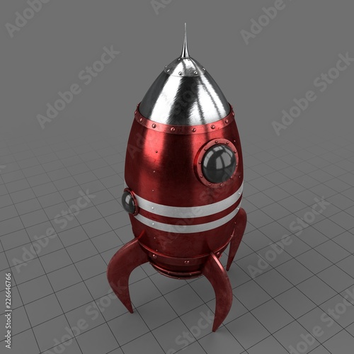 retro rocket toy