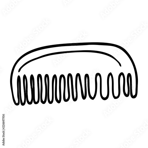 Line Drawing Cartoon Plastic Comb Buy This Stock Vector And Explore Similar Vectors At Adobe Stock Adobe Stock