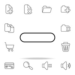 Poster - minus sign icon. Web icons universal set for web and mobile