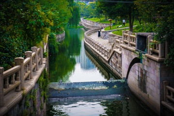 Wall Mural - Scenery of the Hangzhou section of the Grand Canal