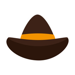 Sticker - traditional cowboy hat icon