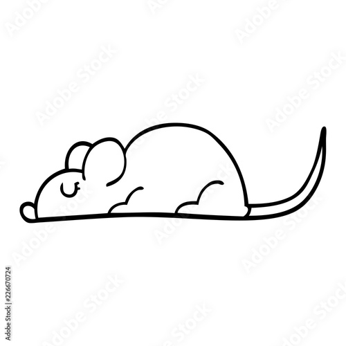 Line Drawing Cartoon Black Rat Buy This Stock Vector And Explore Similar Vectors At Adobe Stock Adobe Stock