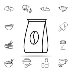 Poster - packing of coffee icon. Food icons universal set for web and mobile